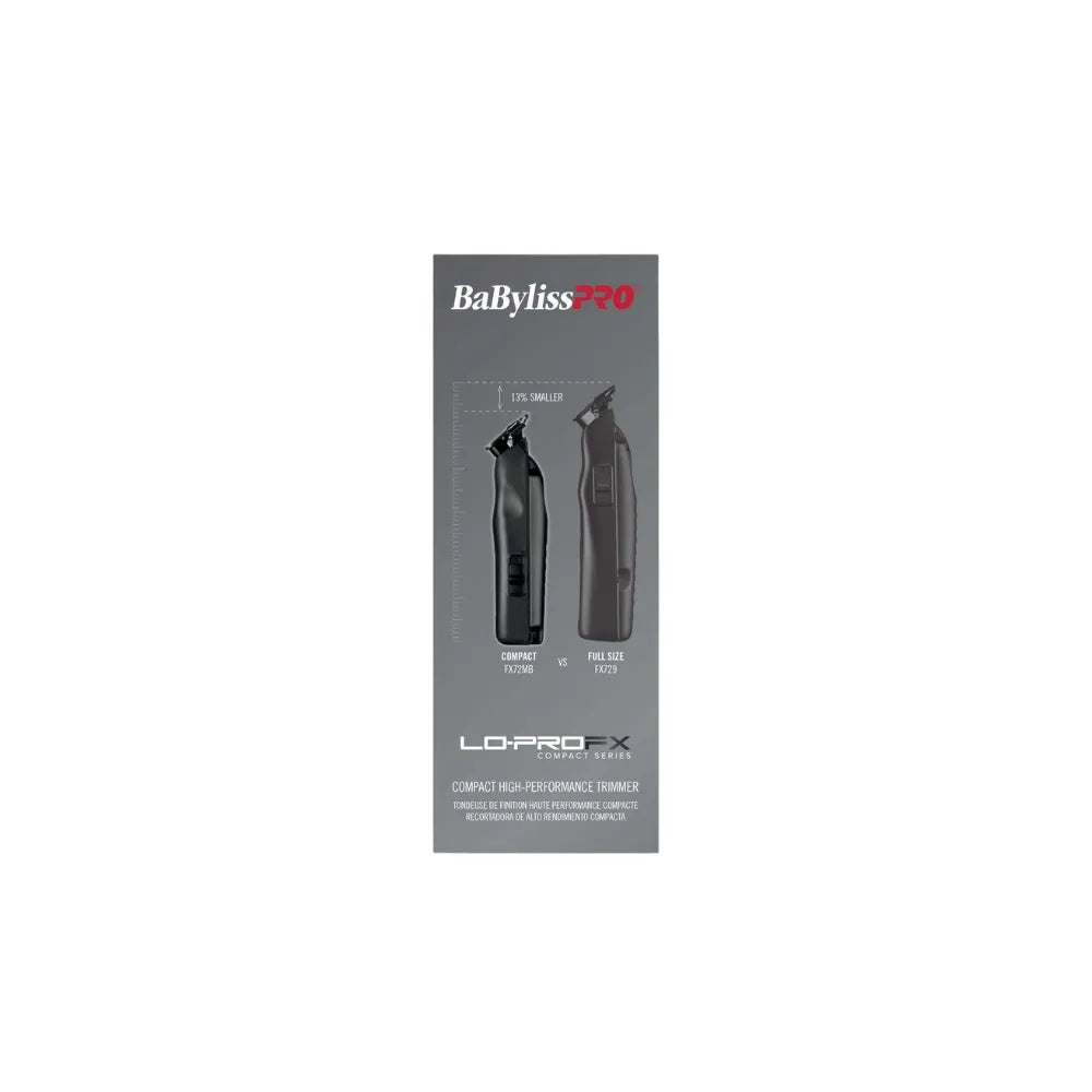 BABYLISSPRO LO-PROFX COMPACT TRIMMER MATTE BLACK | FX72MB