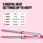 BABYLISSPRO PRIMA3000 1 1/4" STAINLESS STEEL STYLING IRON PINK RUSH | BNT3000THP
