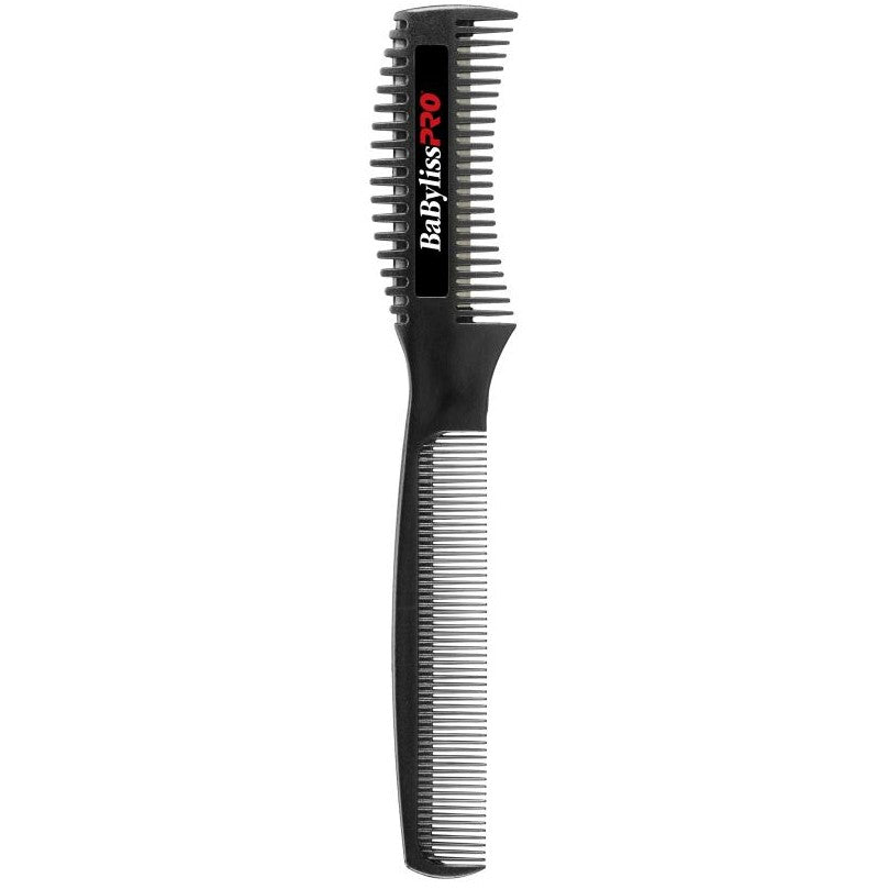 Black comb with BaBylissPro logo on a white background