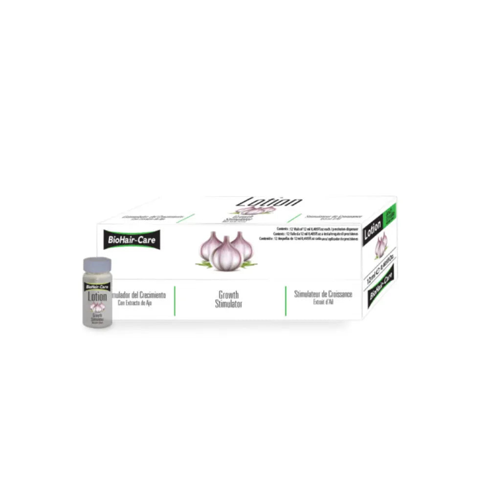 BIOHAIR-CARE GARLIC LOTION VIALS 12 PACK