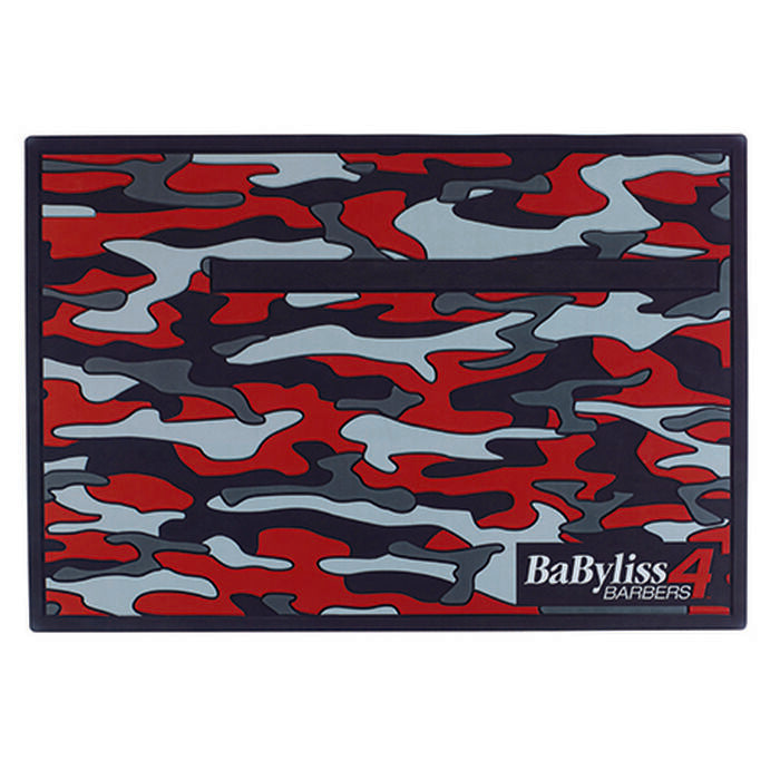 BABYLISSPRO BARBER MAT CAMO RED | BMAGMAT