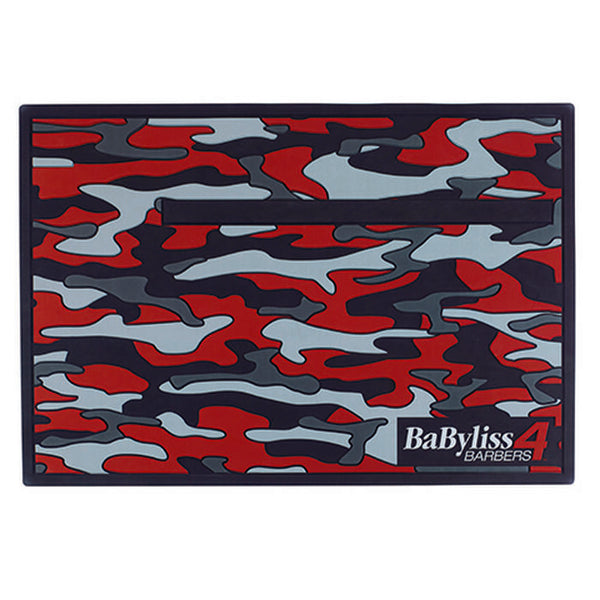 BABYLISSPRO BARBER MAT CAMO RED | BMAGMAT