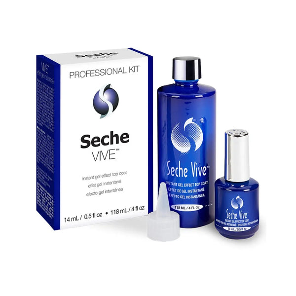 SECHE VIVE PROFESSIONAL KIT INSTANT GEL EFFECT TOP COAT FOR NAIL POLISH | 69389