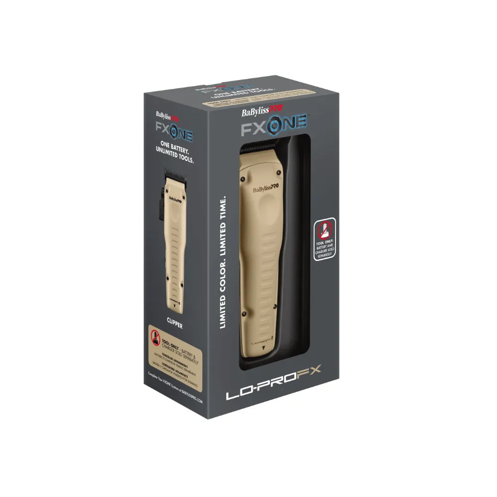 BABYLISSPRO FXONE LO-PRO CLIPPER SAND | FX829SDLT