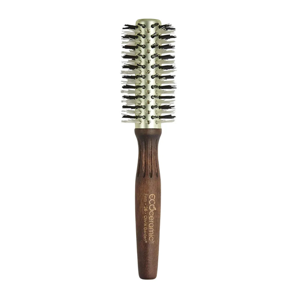OLIVIA GARDEN ECOCERAMIC FIRM BRISTLES ROUND THERMAL HAIR BRUSH