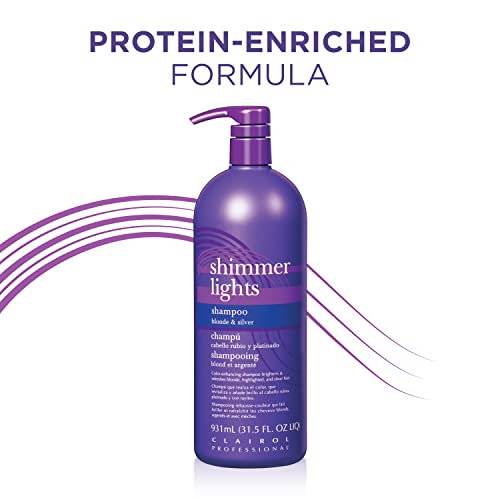 CLAIROL SHIMMER LIGHTS SHAMPOO 32Z