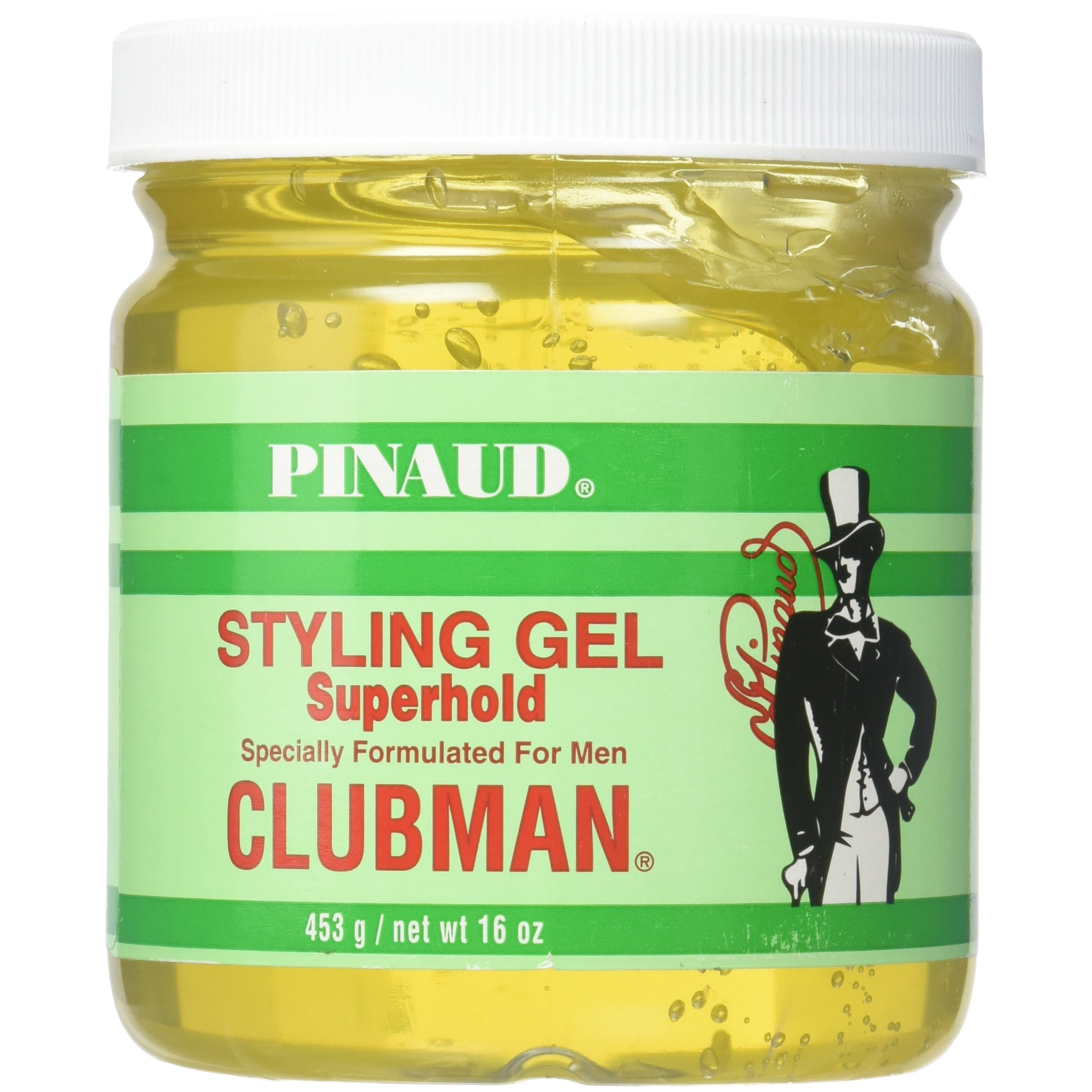 CLUBMAN GEL YELLOW 16 OZ.