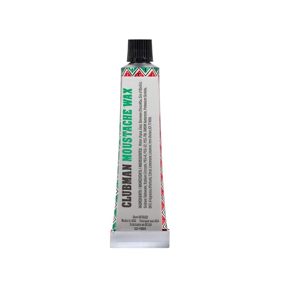 CLUBMAN MOUSTACHE WAX BLACK 0.5 OZ.