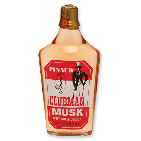 CLUBMAN AFTERSHAVE LOTION MUSK 6 OZ.