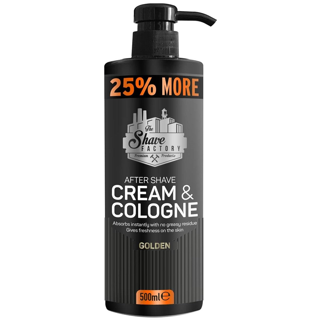 SHAVE FACTORY CREAM COLOGNE GOLDEN 16.9 OZ.