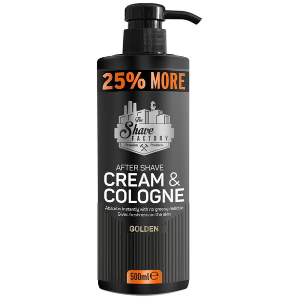 SHAVE FACTORY CREAM COLOGNE GOLDEN 16.9 OZ.