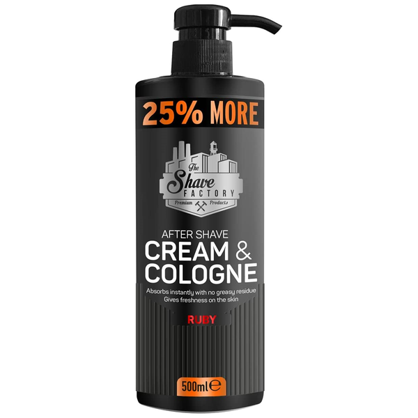 SHAVE FACTORY CREAM COLOGNE RUBY 16.9 OZ.