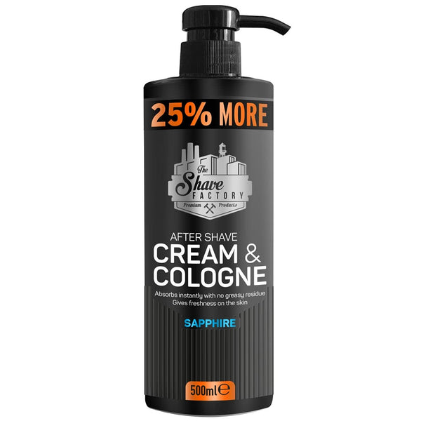 SHAVE FACTORY CREAM COLOGNE SAPPHIRE 16.9 OZ.