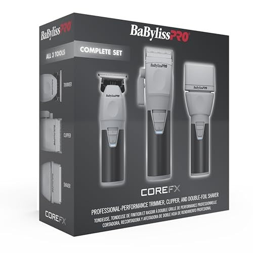 BABYLISSPRO COREFX CLIPPER, TRIMMER & SHAVER PREPACK | FXCLCPK3