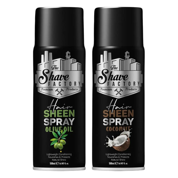 THE SHAVE FACTORY HAIR SHEEN SPRAY 500ML