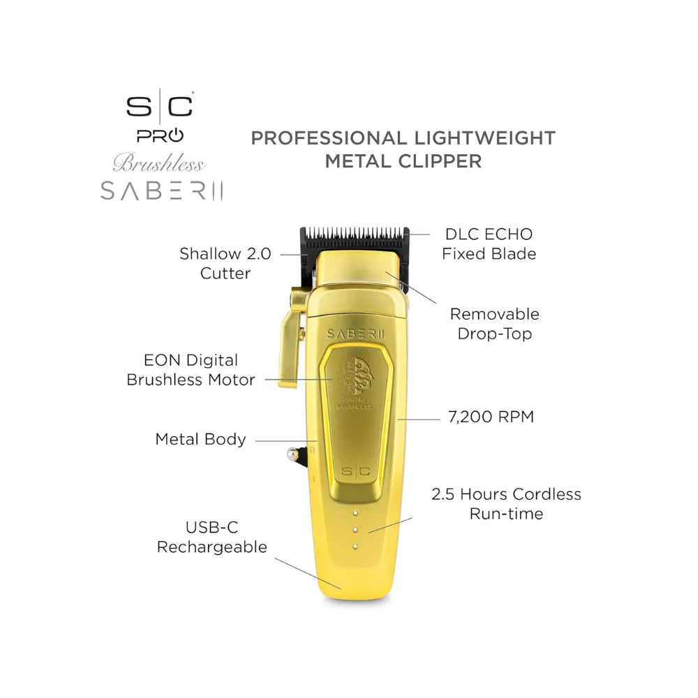 STYLECRAFT SABER II CLIPPER GOLD | SC617M