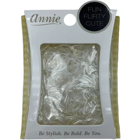ANNIE ELASTIC BAND CLEAR 250PC | 8552