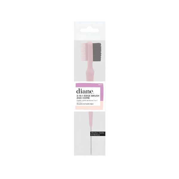 DIANE 3 IN 1 EDGE BRUSH AND COMB