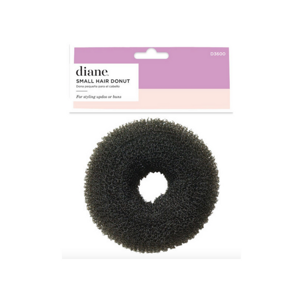 DIANE SMALL HAIR DONUT BLACK - D3600