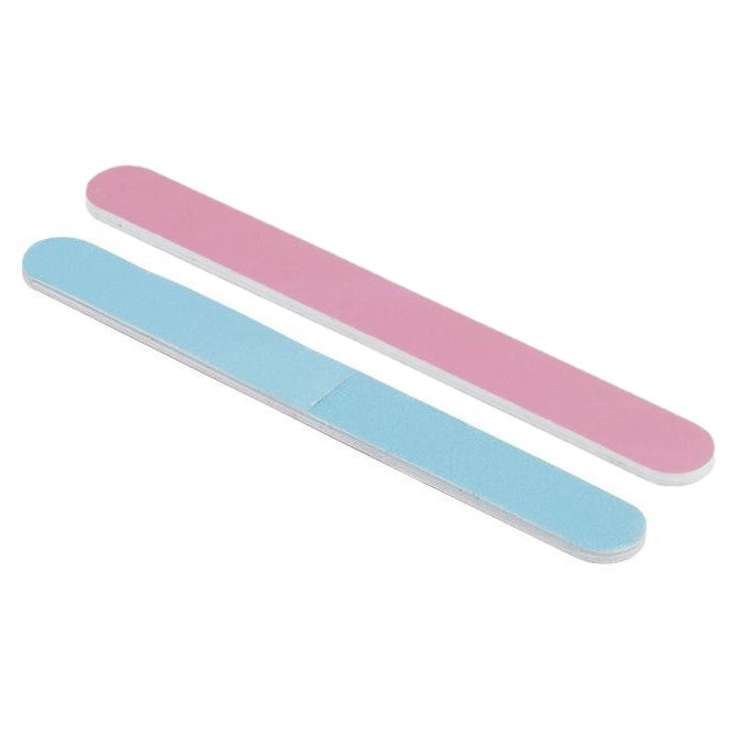 DIANE 4-IN-1 NAIL FILE 80/100/180/240 GRIT BLUE/PINK D962