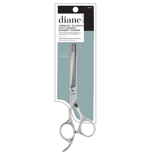 DIANE 33T ASPEN LEFT-HANDED BARBER THINNER 6-1/2" #D5877