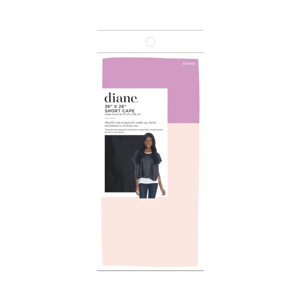 DIANE SHORT CAPE VINYL BLACK | DTA005