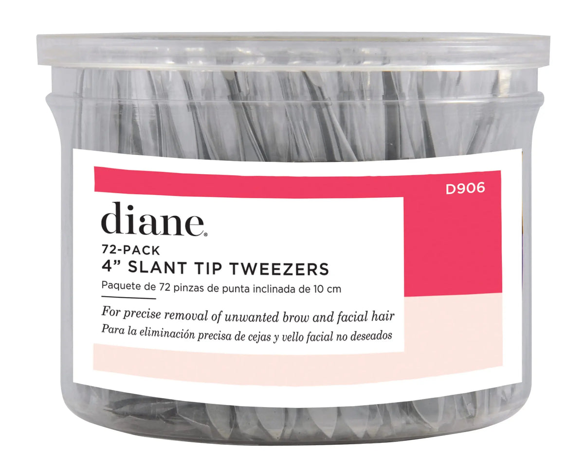 Diane Slant Tip Tweezer 72 Count