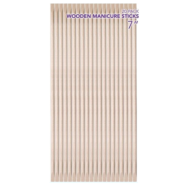 DIANE WOODEN MANICURE STICKS 7" | D993U