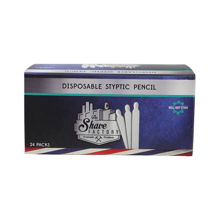 SHAVE FACTORY DISPOSABLE STYPTIC PENCIL (BOX)