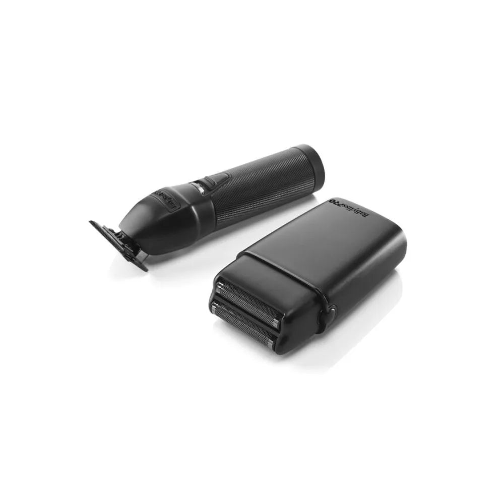 BaBylissPRO LIMITEDFX Trimmer & Double-Foil Shaver BLACK COLLECTION | FXDUOFS2TMB