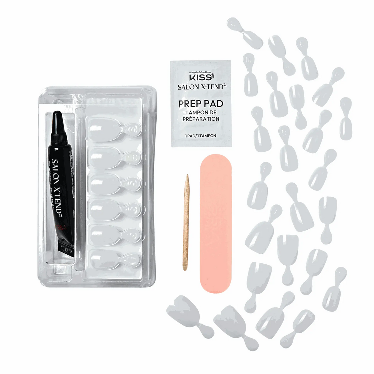 KISS SALON LED SOFT GEL NAIL KIT- KEEP IT