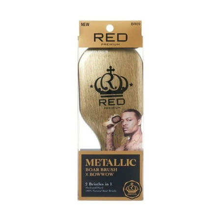 RED BY KISS METALLIC BOAR BRUSH X BOWWOW | BR09