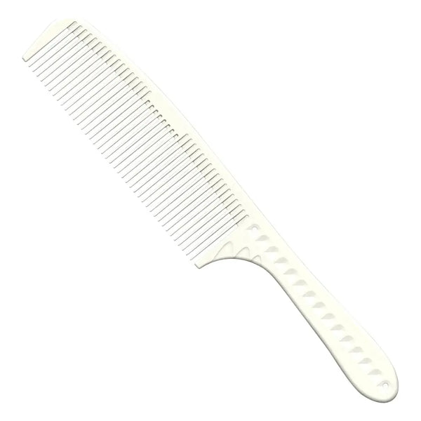 JRL J201 Barbering comb 7.6" Hair clipper comb White
