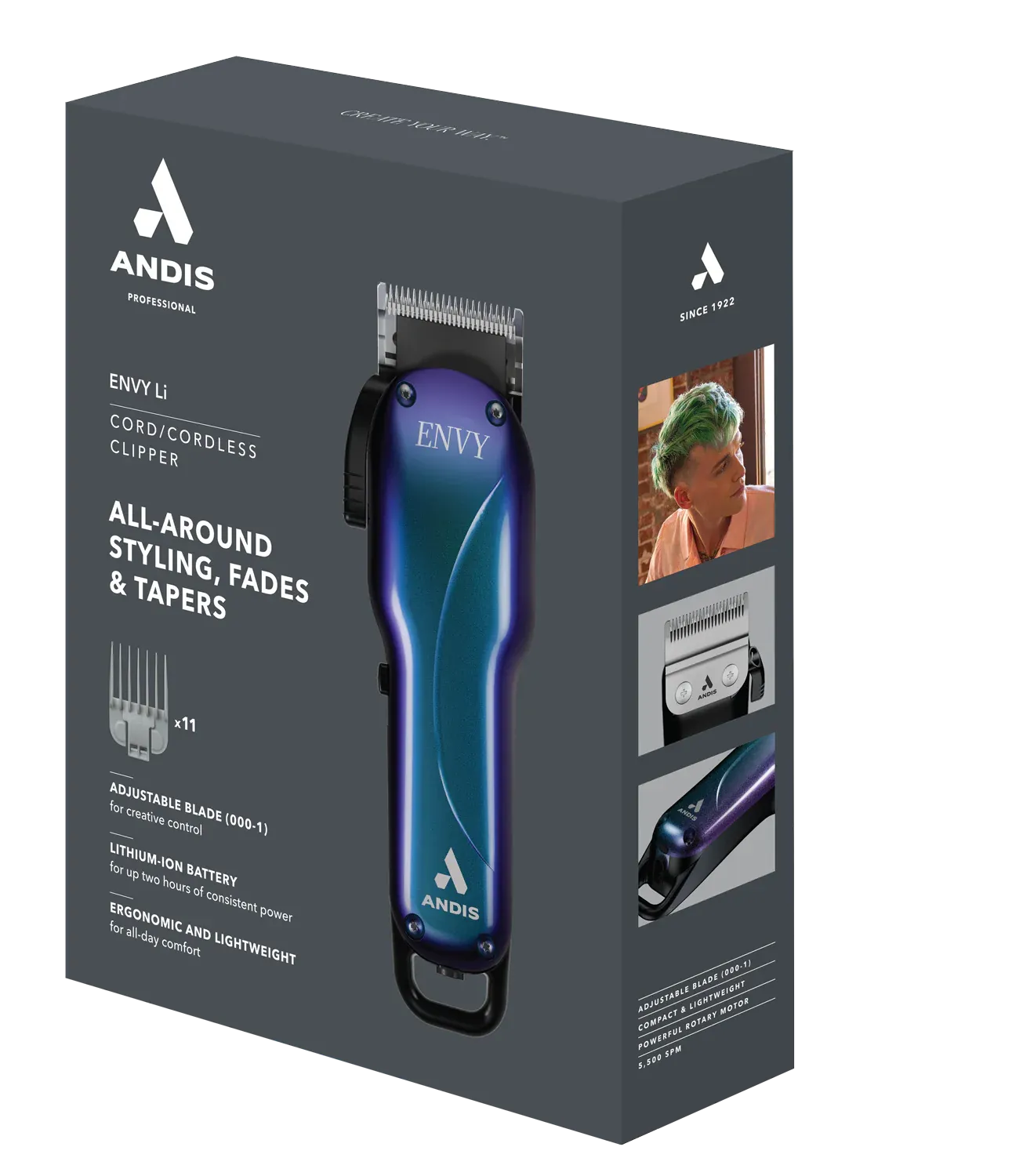 Andis Limited Edition Cordless Galaxy Envy Li Clipper | 560968