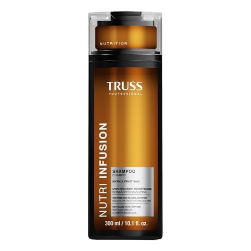 TRUSS Nutri Infusion Hair Shampoo for Women - Cleansing Shampoo for Dry, Damaged Hair - Restores Natural Moisture Balance with Myrica Fruit Wax & Mira