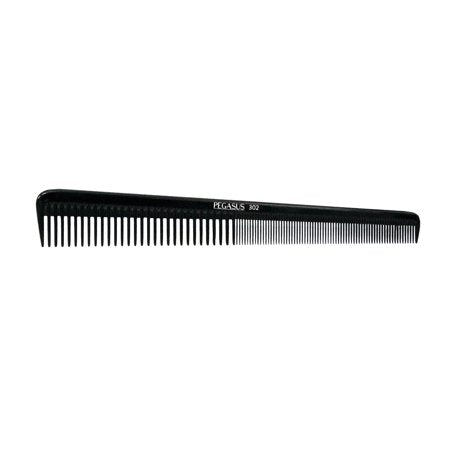 Pegasus Tapered Barber Comb 302 in Black