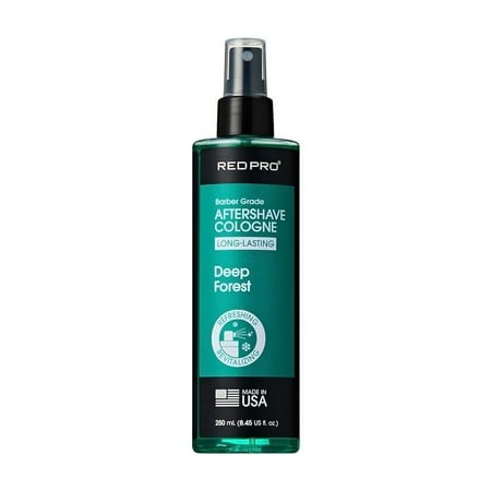 RED PRO GROOMANE COOLING AFTERSHAVE COLOGNE FOR MENT DEEP FOREST | GR50