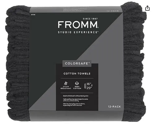 FROMM TOWELS COLORSAFE 6PK-BURGUNDY | 65034