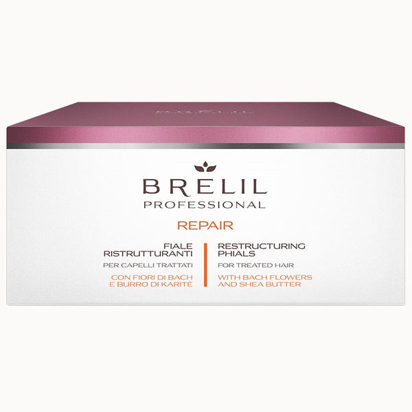 BRELIL PROFESSIONAL REPAIR RESTRUCTURING VIALS FOR TREATED HAIR 12PK