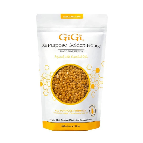 GIGI HARD WAX BEADS ALL PURPOSE HONEE 14OZ | 67985