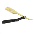 ROLDA STEEL STRAIGHT RAZOR | GOLD