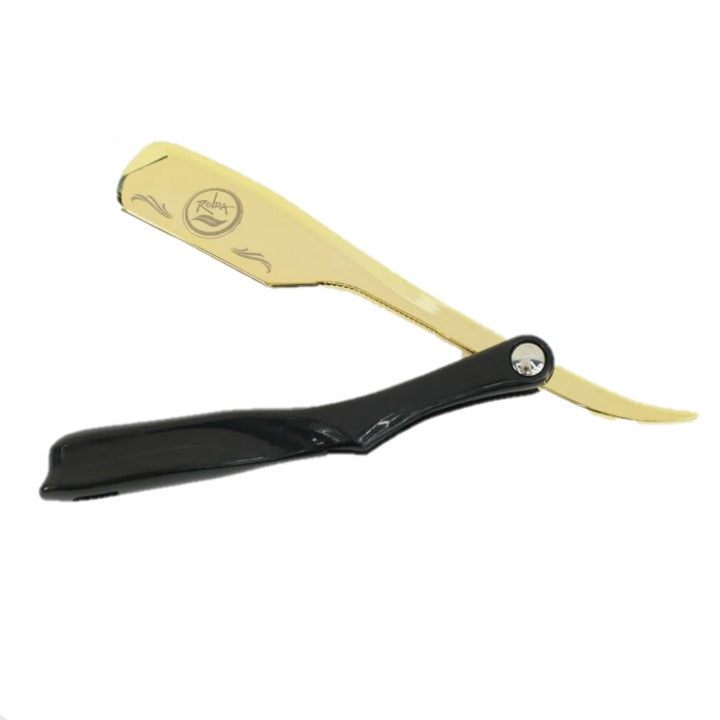 ROLDA STEEL STRAIGHT RAZOR | GOLD