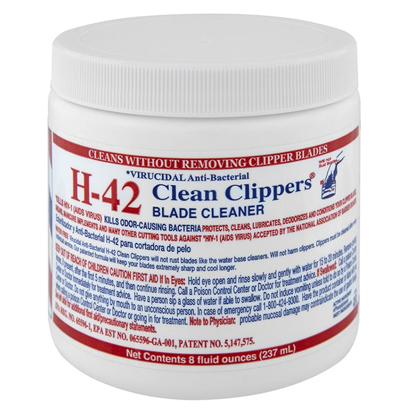 H-42 CLEAN CLIPPERS JAR 8 OZ.