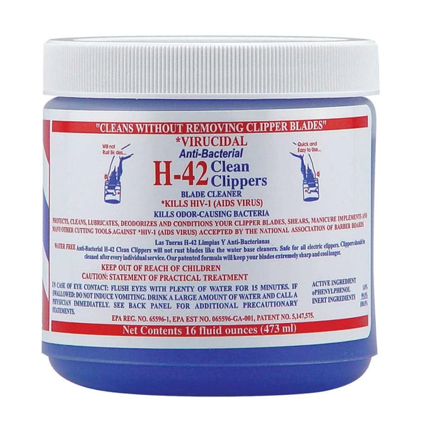 H-42 CLEAN CLIPPERS JAR 16 OZ.
