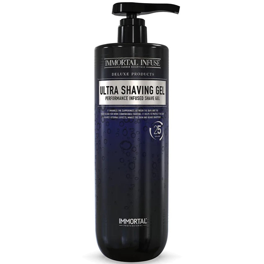 IMMORTAL INFUSE ULTRA SHAVING GEL 34 OZ.