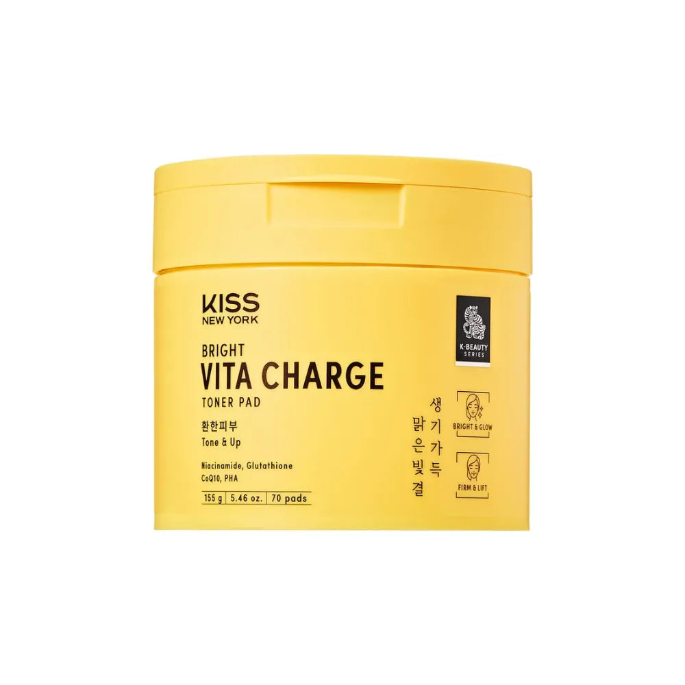 KISS BRIGHT VITA CHARGE TONER PAD | KTP02