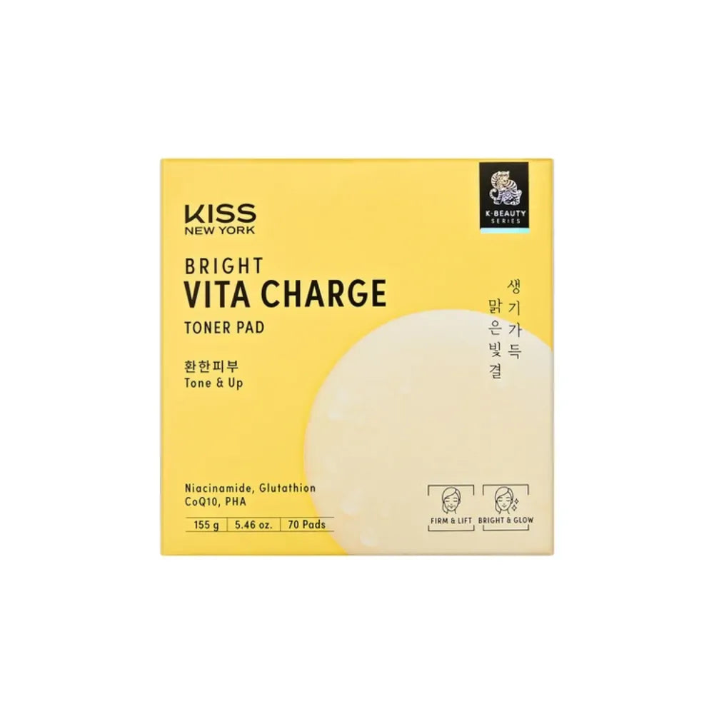 KISS BRIGHT VITA CHARGE TONER PAD | KTP02