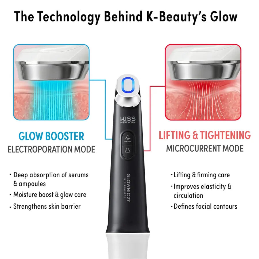 KISS GLOWNIC27 SKIN BOOSTER-BLACK | KNSD02