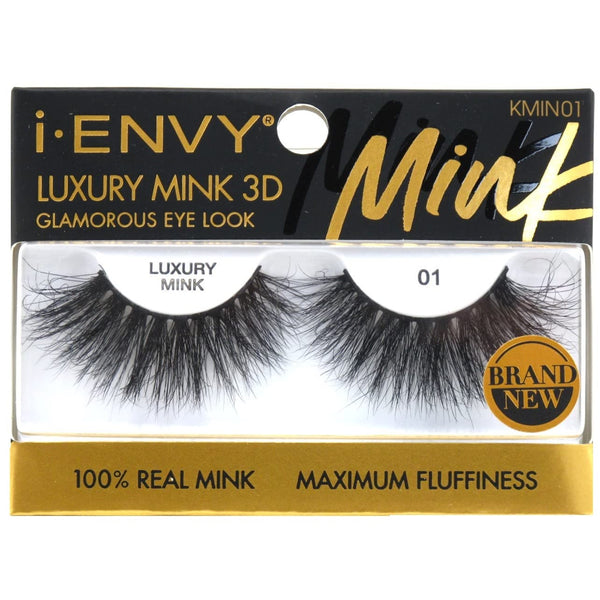 I ENVY LUXURY MINK 3D COLLECTION LASH 01 KMIN01