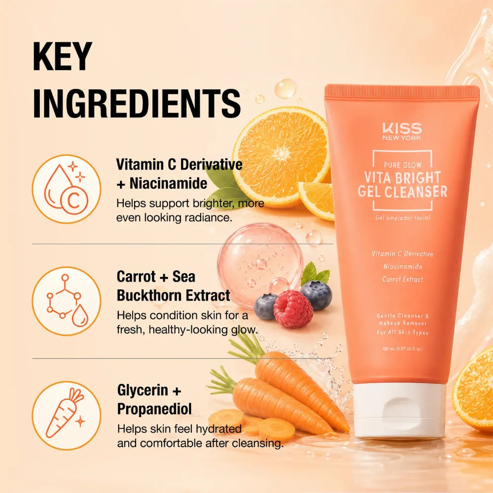 KISS VITA BRITE GEL CLEANSER | KVB01